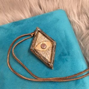 Handmade ceramic pendant